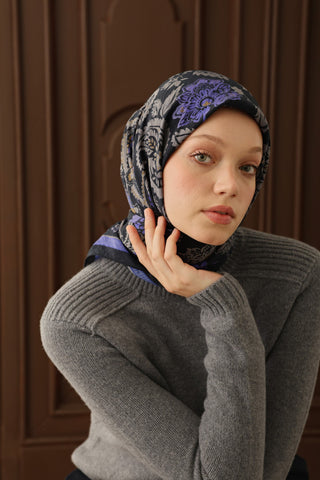 Velora Eşarp Shawl Pattern Siyah