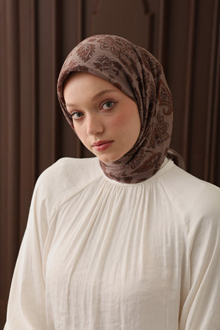 Velora Eşarp Shawl Pattern Vizon