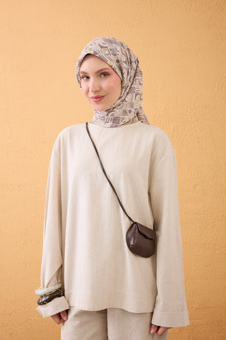 Velora Scarf Vintage Paisley Beige