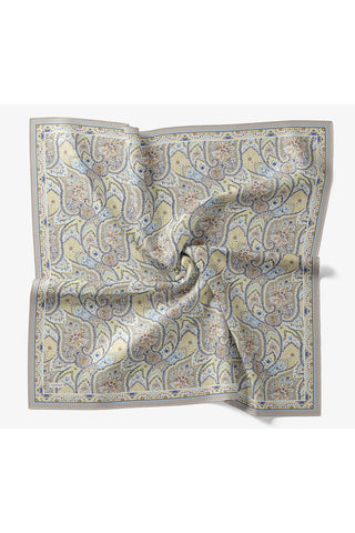 Velora Scarf Vintage Paisley Silver