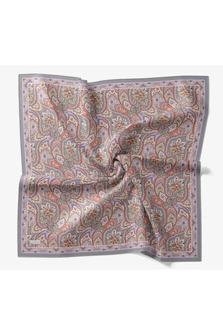 Velora Scarf Vintage Paisley Dark Grey