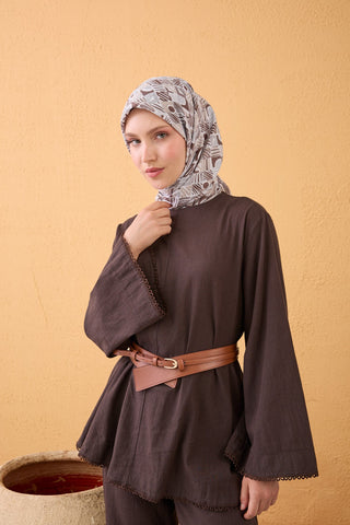 Velora Scarf Vintage Paisley Cream