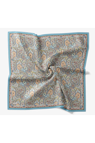Velora Scarf Vintage Paisley Blue