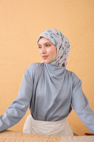 Velora Scarf Vintage Paisley Pink