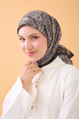 Velora Scarf Vintage Paisley Black