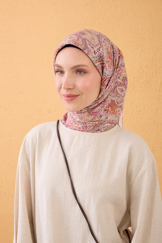 Velora Scarf Vintage Paisley Salmon