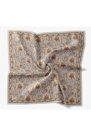 Velora Scarf Vintage Paisley Tan