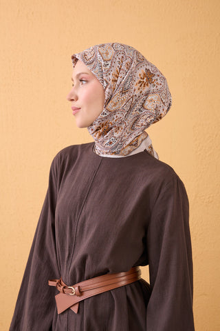 Velora Scarf Vintage Paisley Tan