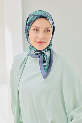 Velora Eşarp Watercolor Flower Lavanta - Velora Eşarp - | Silk Home