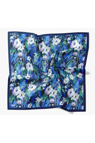 Velora Eşarp Watercolor Flower Mor - Velora Eşarp - | Silk Home