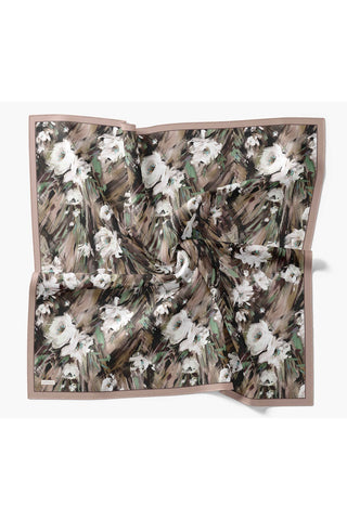 Velora Eşarp Watercolor Flower Pudra Vizon - Velora Eşarp - | Silk Home