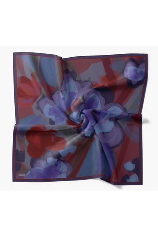 Velora Eşarp Watercolor Lacivert - Velora Eşarp - | Silk Home