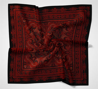 Вискозный платок Velora, всесезонный, флагманский красный, 90x90