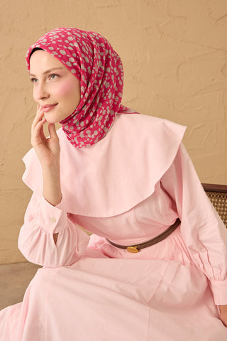 Yaz Esintisi Ditsy Floral Fuşya
