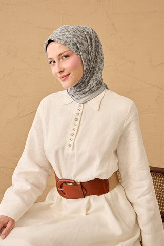 Yaz Esintisi Ditsy Floral Gümüş