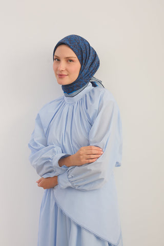 Yaz Esintisi Ditsy Floral Lacivert