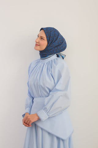 Yaz Esintisi Ditsy Floral Lacivert