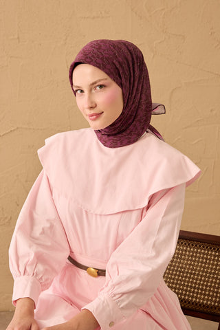 Yaz Esintisi Ditsy Floral Mürdüm
