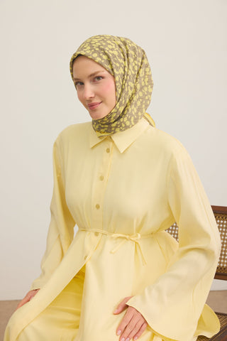 Yaz Esintisi Ditsy Floral Sarı