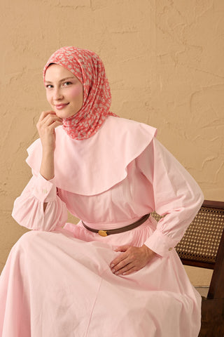 Yaz Esintisi Ditsy Floral Şeker Pembe
