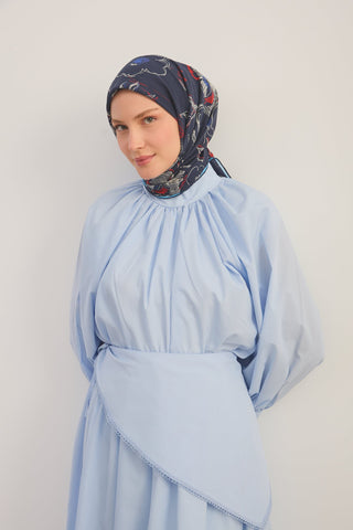 Yaz Esintisi Flora Lacivert