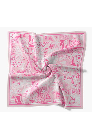 Yaz Esintisi Geometrik Pembe