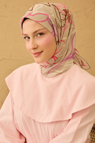 Yaz Esintisi Line Flowers Taş