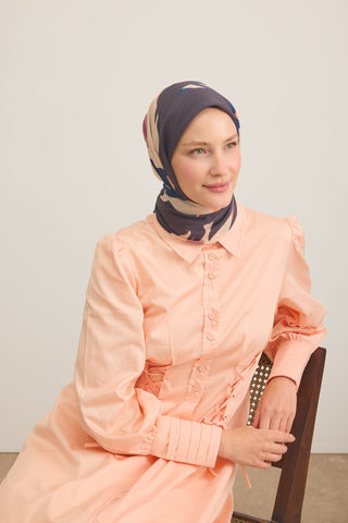 Yaz Esintisi Soyut Lacivert