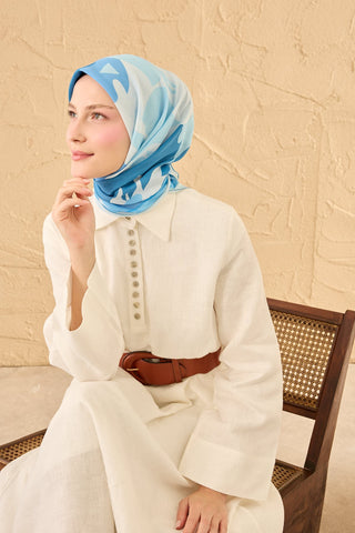 Yaz Esintisi Soyut Mavi