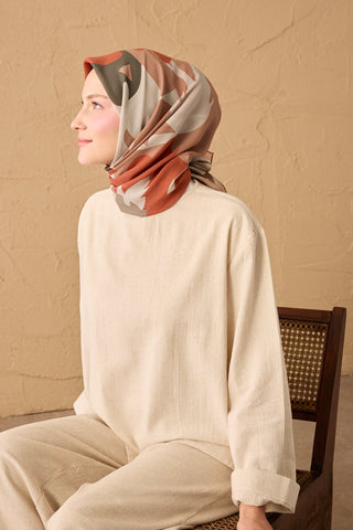 Yaz Esintisi Soyut Mocha Mousse