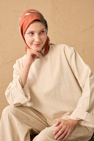 Yaz Esintisi Soyut Mocha Mousse