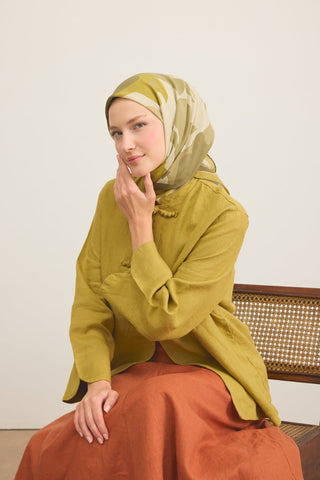 Yaz Esintisi Soyut Olive