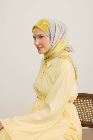 Yaz Esintisi Soyut Sarı