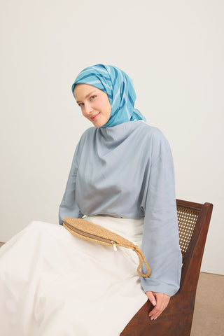 Yaz Esintisi Urban Stripe Deniz Mavisi