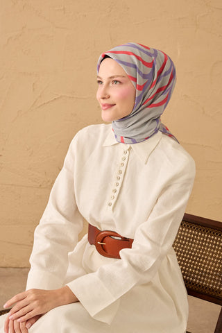 Yaz Esintisi Urban Stripe Gri
