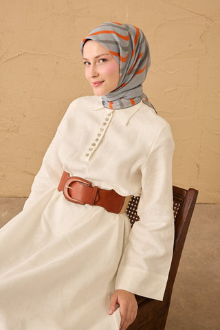 Yaz Esintisi Urban Stripe Gri