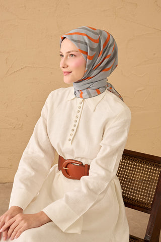 Yaz Esintisi Urban Stripe Gri