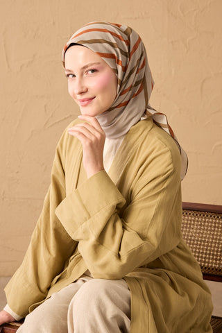 Yaz Esintisi Urban Stripe Koyu Gri