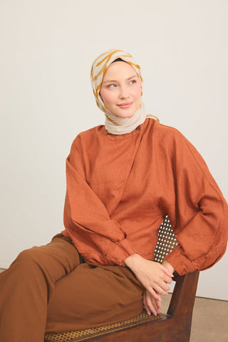Yaz Esintisi Urban Stripe Krem