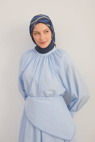 Yaz Esintisi Urban Stripe Lacivert