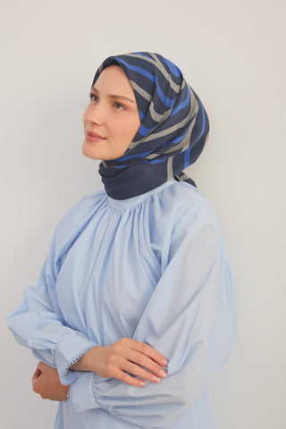 Yaz Esintisi Urban Stripe Lacivert