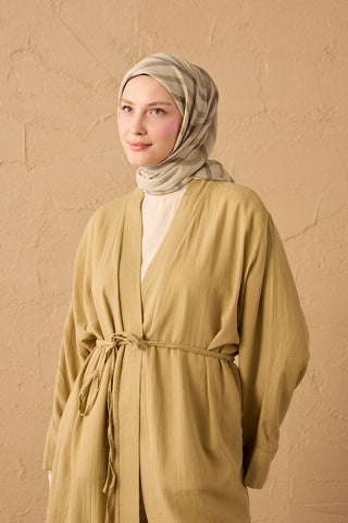 Yaz Esintisi Urban Stripe Yeşil Gri